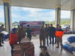 Danrem 141/Tp Brigjen TNI Sugeng Hartono, S.E,.M.M Serahkan Bantuan Logistik TNI-AD ke Pj.Bupati Luwu