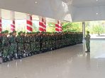 Kodim 1403/Plp Gelar Apel Pasukan BKO Pengamanan Pilkada Luwu