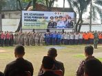 Bupati Wahyu Pimpin Apel Kesiap siagaan Satgas Pemberantasan Premanisme di Cianjur