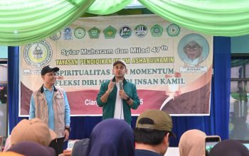 Wakil Bupati Cianjur Ramzi Buka Jalan Santai Syiar Muharam dan Milad Ke-47 YPI Ashabulyamin, Gaungkan Spiritualisasi dan Refleksi Diri