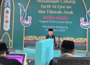 Cianjur Raih Peringkat 16 di MTQH XXXIX Jawa Barat, Ketua LPTQ Ruhli Solehudin Soroti Pentingnya Peningkatan Prestasi
