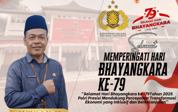 Disdikpora Cianjur Ucapkan Selamat HUT Bhayangkara ke-79 : Apresiasi Sinergi Polri dan Pendidikan untuk Masa Depan Bangsa