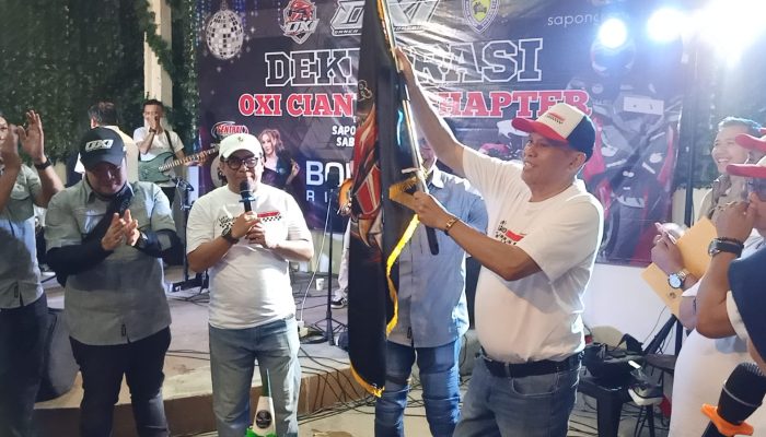 OXI Cianjur Resmi Deklarasi, H. Budi Karyawan Ketua OXI Chapter Cianjur Siap Jadi Pelopor Keselamatan Lalu Lintas dan Wujudkan Yayasan Yatim Piatu