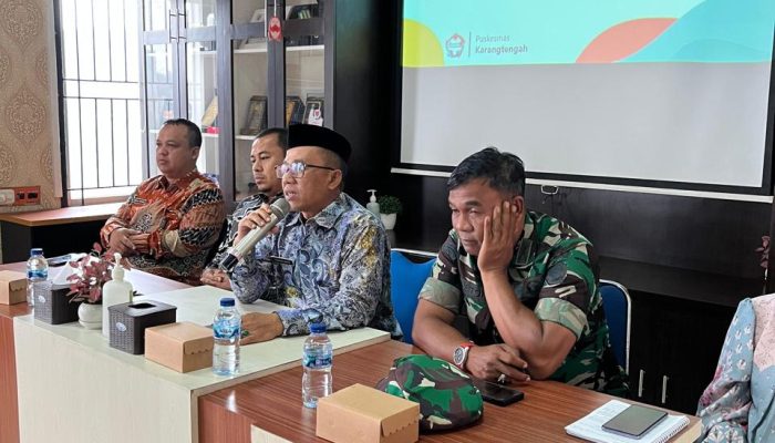 Sertijab dan Lokmin : Kepala Puskesmas Karangtengah Yudiansyah Sutawajya Siap Dongkrak Program Kesehatan