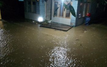 Sungai Cisadea Meluap, Kampung Cijulang Terendam Banjir