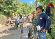 Jalan Cimenteng–Warunglimus Ditutup Sementara, Desa Mekarsari Gelar GOROL Pengecoran Rabat Beton