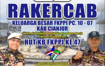 KB FKPPI Cianjur Gelar HUT ke-47 dan Rakercab di Cipanas