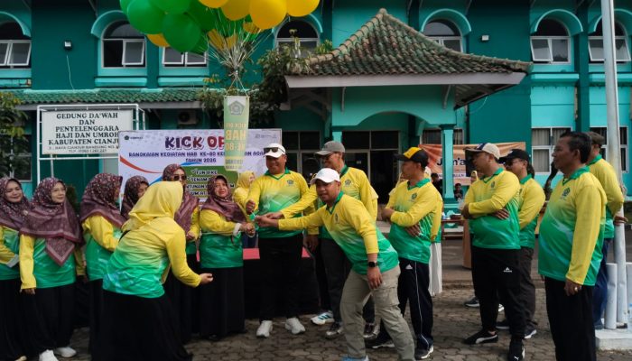 Kick Off HAB ke-80 Kemenag Cianjur Warnai Pagi dengan Harmoni dan Kepedulian
