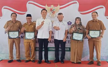 Pemkab Cianjur dan Badan Bank Tanah Resmi Teken Perjanjian Pemanfaatan Tanah Reforma Agraria Tahap I