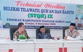 LPTQ Cianjur Mantapkan Persiapan Akhir STQH IX 2025 Lewat Technical Meeting