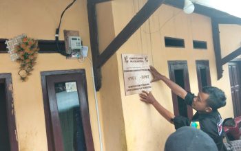 Dinsos Cianjur Luncurkan Program Labelisasi Rumah KPM PKH dan BPNT