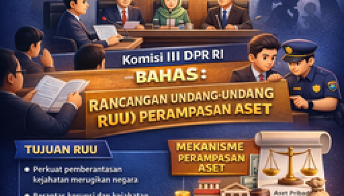 DPR Mulai Bahas RUU Perampasan Aset, Negara Bisa Rampas Harta Pelaku Kejahatan