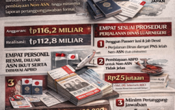 Dinas Pendidikan Cianjur Gelar Perjalanan Dinas ke Jepang, BPK RI Temukan Ketidaksesuaian Prosedur, Pembiayaan Non-ASN, dan Minim Pertanggungjawaban