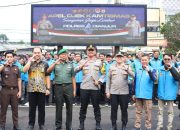 Polres Cianjur Gelar Apel Bersama Ojek Pangkalan dan Ojol