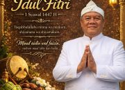 Sekda Cianjur Ahmad Rifa’i Azhari Ajak Masyarakat Perkuat Silaturahmi di Momen Idul Fitri 1447 H