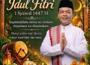 Kepala Disdikpora Cianjur Ruhli Solehudin Sampaikan Ucapan Selamat Idul Fitri 1447 H, Ajak Perkuat Silaturahmi dan Semangat Pendidikan
