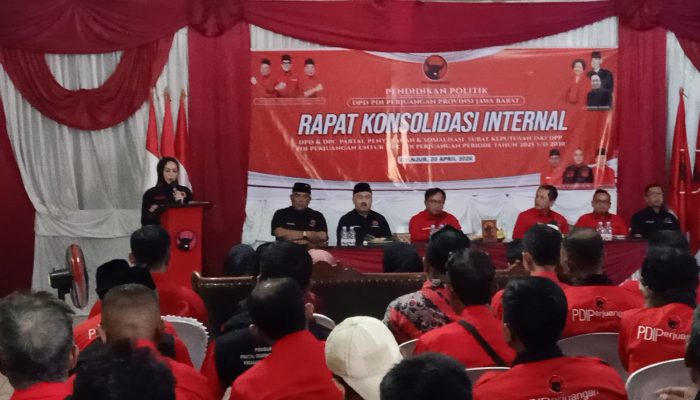 PDI Perjuangan Cianjur Gelar Konsolidasi Internal, Perkuat Struktur hingga Tingkat RW