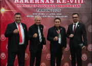 Oskar Oris Caniago Apresiasi Rakernas VIII KAI, Optimistis Advokat Muda Jadi Kekuatan Baru