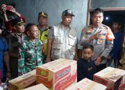Kapolres Cianjur Gerak Cepat Evakuasi dan Salurkan Bantuan Korban Banjir Sungai Cibolang