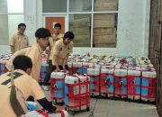 Satlantas Polres Cianjur Kawal Pengiriman Koper Calhaj Kloter 24 JKS Hingga Tiba di Embarkasi Bekasi