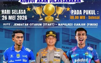 Polres Cianjur Gelar “Mapag Jawara”, Robi Darwis dan Kakang Rudianto Disambut Bak Pahlawan