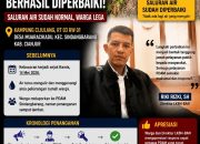 Saluran PDAM di Sindangbarang Akhirnya Diperbaiki, Warga dan LKBH Apresiasi Respons Cepat Petugas